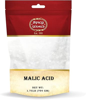 Malic acid powder Spicy World 1.8 lb (28 oz) - Food quality, crystal, tangy flavor.. DIAYTAR NIGERIA: Bringing quality products to your doorstep at prices that won't break the bank.