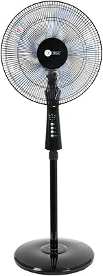 Electric Field Foot AFRA JAPAN SB-1660BKR 60 W Adjustable 5-blade height with remote control.. Experience satisfaction guaranteed with DIAYTAR NIGERIA's comprehensive platform and quick delivery.