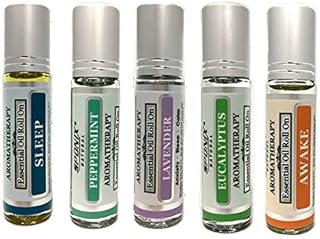 Sponx Best Aromatherapy Roll-On Sleep Set Lavender Peppermint Eucalyptus 10 ml each.. DIAYTAR NIGERIA: Your trusted e-commerce partner with extensive product choices and affordable delivery.