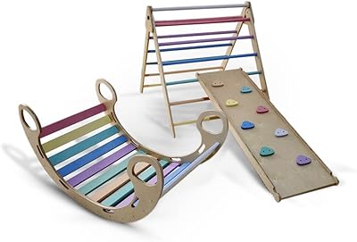 Set of Multicolor Multicolor Puds Moon Kids triangles with reversible ramp and slide, Montessori climbing set with triangular climber, ramp, slide, rocking, interior climbing toys for toddians from 1 to 6 years old.. Affordable choices, delivered fast — that's the DIAYTAR Nigeria promise.