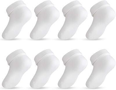 Lictin socks for newborn unisex-8 pairs of cotton socks for toddlers, white socks for baby, socks for newborn from 0 to 1 year old, baby boy and girl, white, 1 year old.. Your complete e-commerce destination, DIAYTAR NIGERIA combines variety with budget-friendly nationwide shipping.