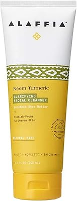 ALAFIA - Neem's Turmeric Face Cleanser, gently cleanses the skin of impurities and helps reduce acne with shea butter, Moringa and Aloe Vera, fair trade, Neem, 3.4 Oz.. DIAYTAR NIGERIA: Where value shopping meets reliable 5-8 day delivery across the nation.