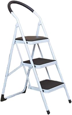 SJWA Stool with three steps, folding attic scale, portable metal scale for porch (black).. Shop across categories at DIAYTAR NIGERIA and enjoy budget-friendly nationwide shipping in 5-8 days.
