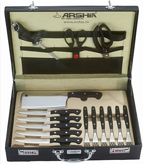 Set of German stainless steel knives Arshia 32 pieces K50-2924.. Shop confidently with DIAYTAR NIGERIA, offering affordable prices and reliable delivery within a week.