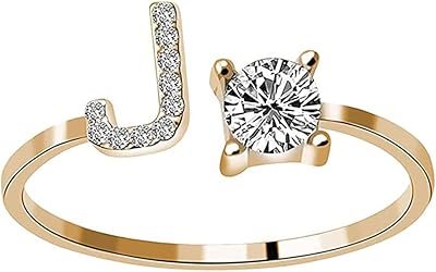 Open ring for women with an initial letter dedicated to the mother, daughters, sister, wife, girlfriend and friends (J).. DIAYTAR NIGERIA: Where smart shoppers find everything they need at prices they can afford.