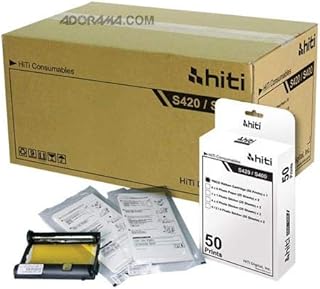Hi -T Digital Inc S400/420 Set of printed photo paper and 4 x 6 inch ribbon - Cardboard (12 pieces).. Embrace a new era of online shopping with DIAYTAR NIGERIA's extensive range and budget-friendly prices.