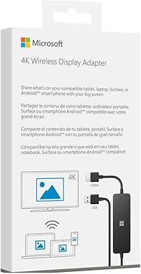 Microsoft 4K, black - [UTH -00024 wireless display adapter.. Shop the future with DIAYTAR NIGERIA - thousands of products, unbeatable prices, delivery within a week.