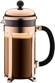 Bodum Chambord piston coffee maker, 8 cups, copper, 1.0 liter, 34 oz.. DIAYTAR NIGERIA: Connecting Nigerians with affordable products through our expansive e-commerce platform.