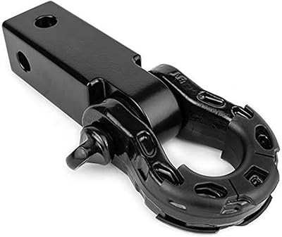 Gear America 2x2 "aluminum - 7,200 lb (16 t) MBS, 16 lb (8 t) WLL - For Robust towing and off -road recovery - Rings and a pin - Black - Black - Black -.. Your new favorite way to shop online — DIAYTAR Nigeria.