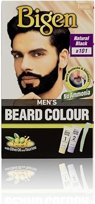 Bigen men's beard dye, natural black, 1 room.. Save more, wait less — DIAYTAR Nigeria delivers faster than ever.