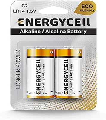 Pile alcaline energycell lr14 (am-2) c 1,5 v (1x2 pkt).. DIAYTAR NIGERIA: Your partner in affordable online retail with reliable shipping across Nigeria.