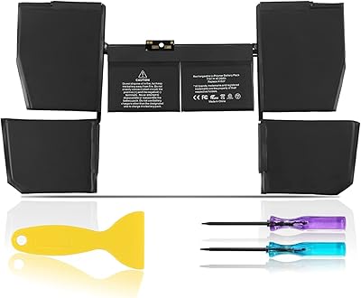 ZDTHI Replacement Battery A1534 A1527 A1705 For MacBook 12 inch 2017 2016 2016 Retina EMC 2746 2991 3099 MNYG2LL/A MLHA2LL/A MLHC2LL/A MNYG2LL/A MNYF2LL/A MF855LLL/A MF865LL/A 40.28 WH.. You deserve better shopping — choose DIAYTAR Nigeria today.