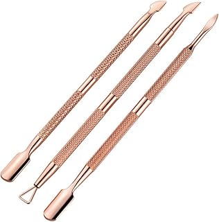Kanza - Set of stainless steel nail treatment tools | 3 types of manicure and pedicure tools - scraper, pusher and cuticle cutter | Tools to remove nail polish from hands and feet nails | for women | 3 in 1 pack.. DIAYTAR NIGERIA connects you with thousands of products at competitive prices, delivered within a week.