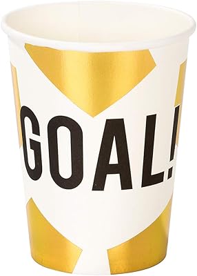 Talking table football cups with aluminum details, 12 pieces, 250 ml.. DIAYTAR NIGERIA: Transforming how Nigerians shop with our vast selection and nationwide delivery.