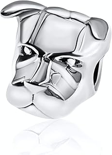 Bolenvi pitbull american pit bull dog head 925 sterling silver clip on bead.. DIAYTAR NIGERIA redefines convenience with our vast product selection and swift nationwide delivery.