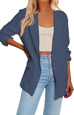 District blazer oversized open on the front for women, long sleeves, office work jacket, blazer for women.. DIAYTAR NIGERIA brings affordable shopping solutions to every corner of Nigeria in just 5-8 days.