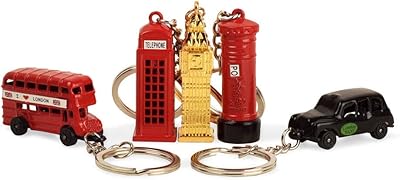 Key holders B.O.H.S. London Landmark Die Cast - British memory - Small miniature metal model (5 parts).. Your digital shopping companion, DIAYTAR NIGERIA offers exceptional value with delivery in less than 8 days.