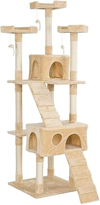 Cat tree on several levels, activity tour for cats 170 cm high for large and small cats (beige).. Discover the perfect balance of price and convenience with DIAYTAR NIGERIA's nationwide e-commerce platform.