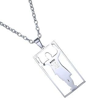Star Messi Star Football Pendant, Superior quality stainless steel football pendant.. Elevate your shopping experience with DIAYTAR NIGERIA's vast catalog and budget-friendly options.
