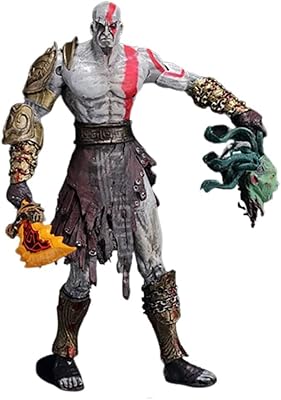 LPCBY GOD OF WAR figurine figurine figurine kratos and jellyfish head.. DIAYTAR NIGERIA promises affordability and variety with every purchase, delivered in 5-8 days.