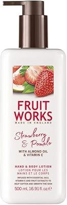 Milk for the hands and body Fruit Works Strawberry and Pomelo, 500 ml.. DIAYTAR NIGERIA: Making quality products accessible to all Nigerians at affordable prices.