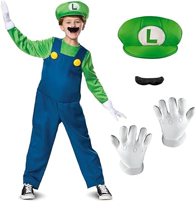 Disney luxury luxury costume for boys from Nintendo, green, size S (4-6).. Shop with ease at DIAYTAR NIGERIA and enjoy our extensive product range delivered at affordable rates.