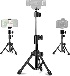 Extensible support for mobile phone webcam, compatible with logitech stream C925E C922X C922 C930E C930 C920 C615/Camera/iPhone/Light ring/.. Shop with purpose at DIAYTAR NIGERIA, where your money goes further and delivery is always prompt.