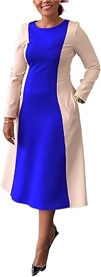 YNTIME DRESS, Elegant Long Sleeve Dress for Women (Color: Hortel, Size: XL).. DIAYTAR NIGERIA: Where every shopping need is met with affordable prices and timely delivery.