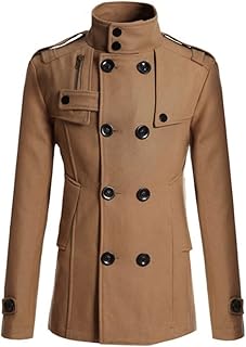 YMIKEA MANAGE FOR MEN, 1PC Large Size Velfine Coat For Men Color UNIT Double Bouting Business Winter jacket for outdoor work clothes (Size: L).. DIAYTAR NIGERIA: Your affordable gateway to thousands of products delivered within a week.