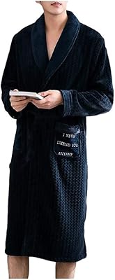 Shower dress for men, long, soft and warm, for hotel, spa, plush bathrobe, night clothes, pajamas for the house, night shirt, shawl, kimono dresses (color: blue, waist: xx-worm).. Fast, easy, and affordable — that’s shopping the DIAYTAR Nigeria way.