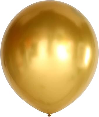 Package of 10 kirikou chrome chrome balls metallic 18 -inch, large round balloons in thick helium for birthday, wedding, feast of graduation.. DIAYTAR NIGERIA puts thousands of products at your fingertips with affordable prices and delivery within a week.