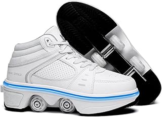 Unisex roller skate shoes with double -row double row, four -wheel skates, removable skateboard shoes 2 in 1 for children.. DIAYTAR NIGERIA: Where affordability meets variety, with thousands of products delivered in less than 8 days.