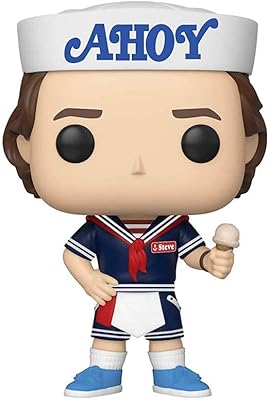 Stranger Things Pop - Steve Harrington Scoops Ahoy Pop Funko Pop Costume! Vinyl figurine (in a box with matching protective case) Multicolor 9.5 cm.. Your everyday shopping destination, DIAYTAR NIGERIA offers unbeatable value with quick delivery times.