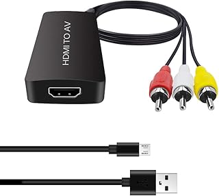 Ding Sun HDMI converter to RCA HDMI converter to HDMI converter to Old TV compatible with Apple TV, Xiaomi Mi Box Android TV Box, Roku, Firestick, DVD, Blu-ray player, etc. supports PAL/NTSC.. DIAYTAR NIGERIA: Your partner in affordable e-commerce with dependable delivery across Nigeria.