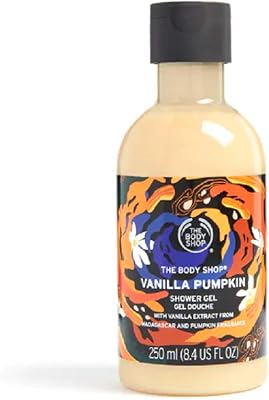 Pumpkin shower gel and vanilla the body shop, 250 ml.. Experience retail therapy without the financial stress at DIAYTAR NIGERIA's affordable e-commerce platform.