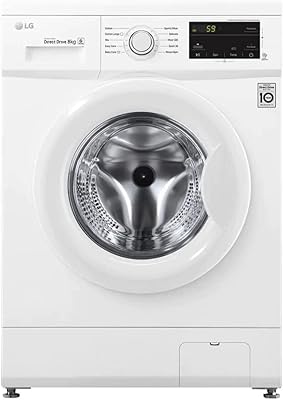 LG front loading washing machine, 8 kg, direct drive with 6 movements, FH2J3TDNP0 model, white color, with 10-year engine warranty.. Shop for everything you need at DIAYTAR NIGERIA, with budget-friendly prices and quick delivery.
