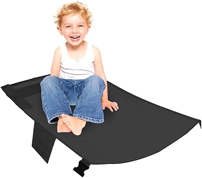 Orchid M®Repose Airplane for Children - Portable travel hammock for toddlers - Extension of aircraft headquarters - Children's leg rest (black).. No stress, no delays — DIAYTAR Nigeria is your trusted shopping partner.