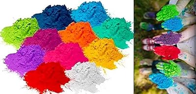 HOLI quality, multicolored Holi Gulal Powder, perfect for fun races, photo sessions, HOLI festivals and Rangoli (100 g per sachet)) (10).. DIAYTAR NIGERIA: Where affordability and variety meet with convenient delivery within 8 days.