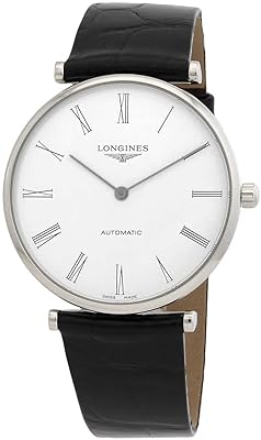 Automatic watch La Grande L4.918.4.11.2 for men with white dial, bracelet.. DIAYTAR NIGERIA: Bringing quality products to your doorstep at prices that won't break the bank.