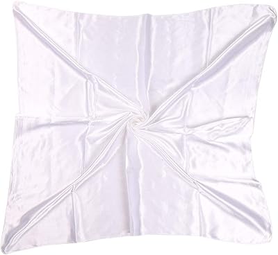 Large square scarf in 35 -inch satin, hair envelope with a silk touch, suitable for a gift.. Shop like never before with DIAYTAR NIGERIA's comprehensive marketplace and budget-friendly shipping.