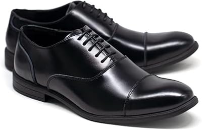 Oxford shoes relaxed leather laces for men, classic conventional wedding shoes with pointed ends, comfortable and breathable sneakers, black, size 40.. Thousands of items at your fingertips — DIAYTAR Nigeria makes it happen.