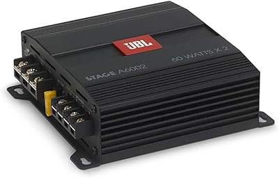 JBL Stage A6002 2-channel amplifier 280 Watts for loudspeakers or subwoofers.. Order today, receive in days — DIAYTAR Nigeria makes it possible.
