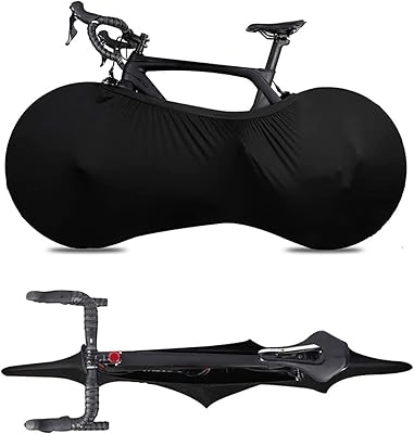 U-HOME Waterproof and dushing bicycle cover for outdoor storage, mountain road bike cover, interior bicycle cover for storage and transport, stretch anti-saleté fabric.. DIAYTAR NIGERIA: Where shopping is easy, prices are low, and delivery is just days away.