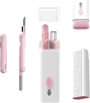 V2COM 7 in 1 keyboard cleaning kit for laptop, macbook, headphones, tablet and dust brush for screen, includes a soft raclette and a mop.. DIAYTAR NIGERIA: Your gateway to affordable products delivered reliably across Nigeria.