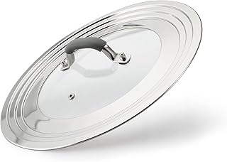 Wish universal stove cover adapts to all pots and stoves. Stainless steel and glass cover with heat resistant handle.. DIAYTAR NIGERIA delivers on our promise of extensive selection and budget-friendly nationwide shipping.