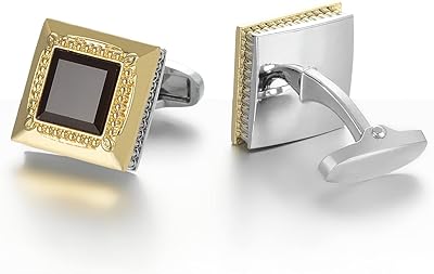Men's cufflinks with a unique design, suitable for professional holidays and opportunities with Winamilleri gift boxes.. Experience the DIAYTAR difference with our vast product selection and delivery within 5-8 days.