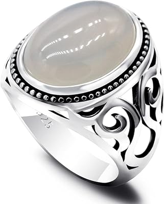 Sterling Sterling Ohm Ho 925 silver men's rings, menx white onyx men, high quality Turkish style jewelry.. DIAYTAR NIGERIA delivers on our promise of variety, affordability, and prompt nationwide shipping.