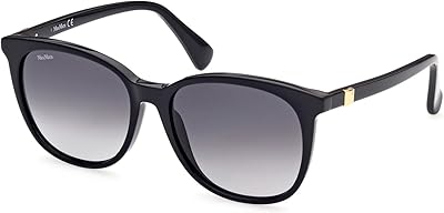 Round plastic sunglasses for women, size 56 mm, shiny black/dark gray gray, shiny black.. DIAYTAR NIGERIA: The marketplace that brings affordable products to every Nigerian home in under 8 days.