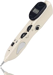 Electronic acupuncture pen to relieve the pain and therapy of meridians to automatically find acupuncture points with 3 rechargeable massage heads.. Experience retail therapy without the financial stress at DIAYTAR NIGERIA's affordable e-commerce platform.