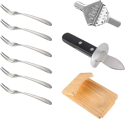 Oyster knife, mixture of oyster mixture, oyster knife, solid and sharp oyster knives, oyster shaker, perfect oyster mixture, seafroit open (9 pieces).. Fast delivery is our promise — DIAYTAR Nigeria keeps it real.